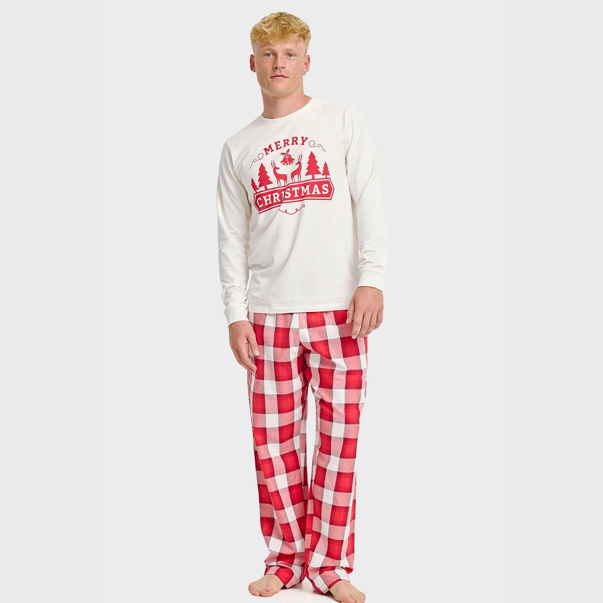 The Merry Christmas Pajama Top – Men