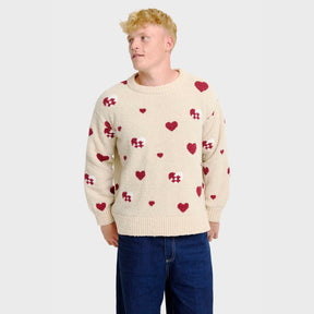 Christmas Heart Christmas Sweater – Men