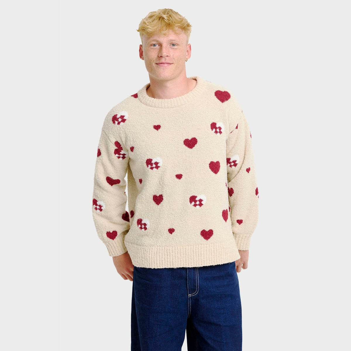 Christmas Heart Christmas Sweater – Men