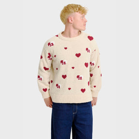 Christmas Heart Christmas Sweater – Men