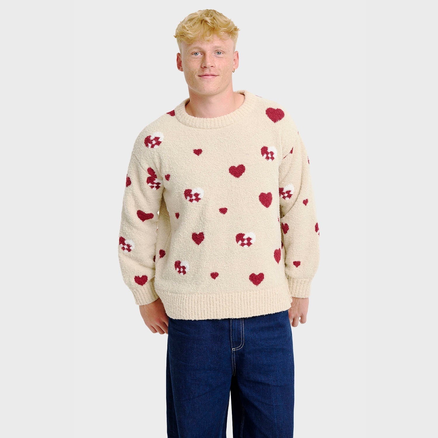 Christmas Heart Christmas Sweater – Men