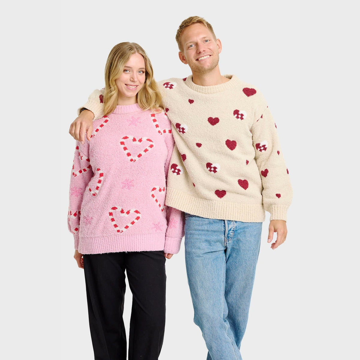 Christmas Heart Christmas Sweater – Men