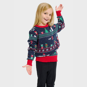 Vintage Gaming Christmas Sweater – Kids