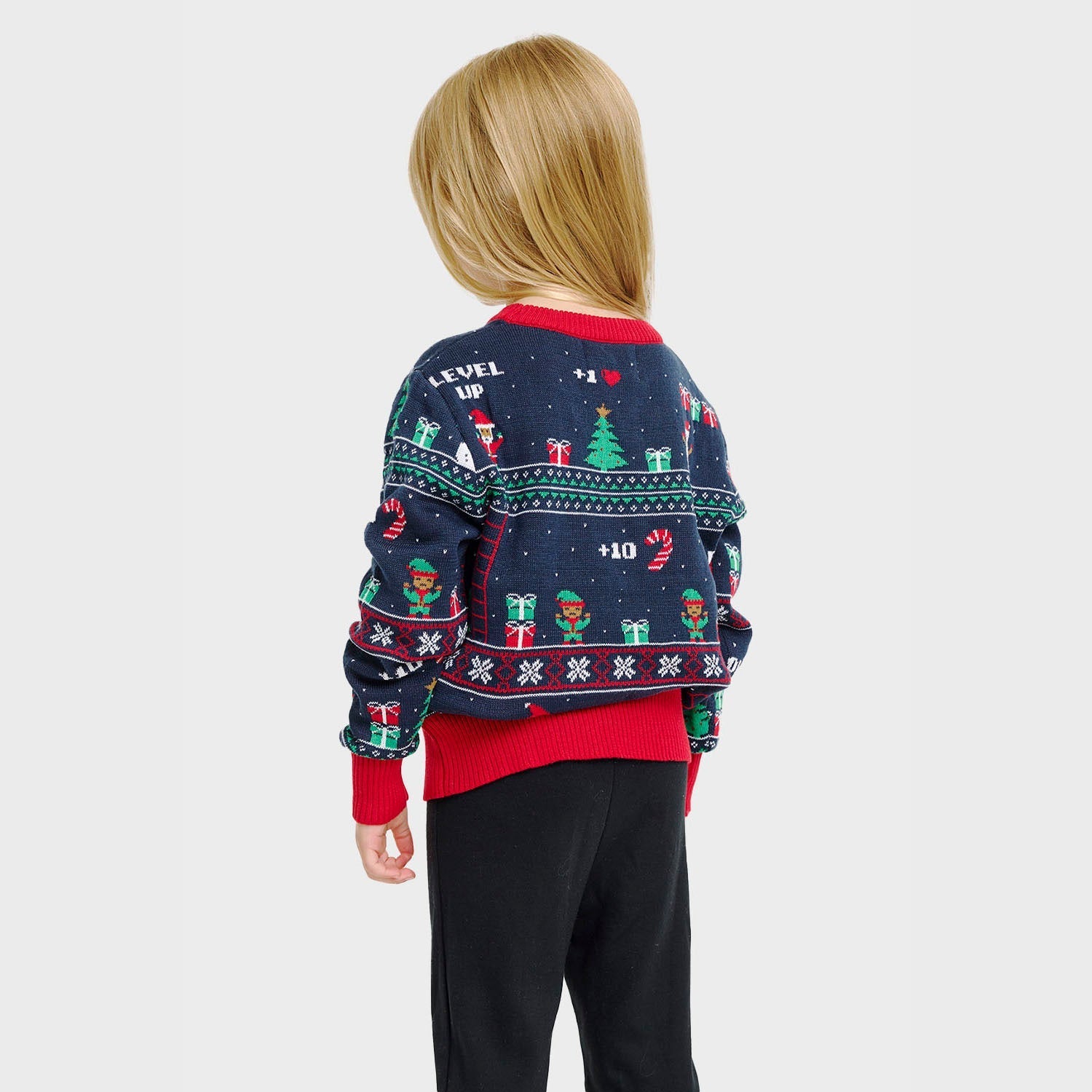 Vintage Gaming Christmas Sweater – Kids