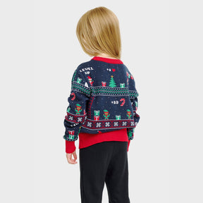 Vintage Gaming Christmas Sweater – Kids