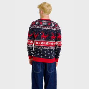 The Mischievous Reindeer Christmas Sweater - Men