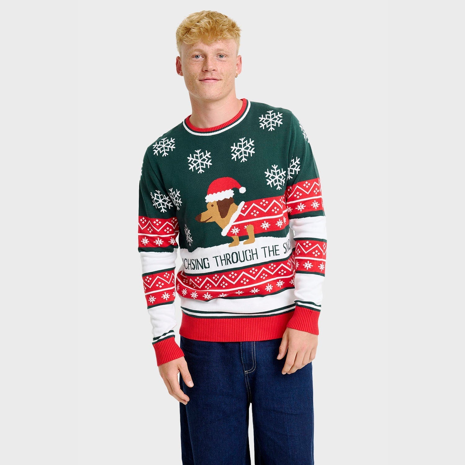 Dashing Around Christmas Sweater – Men
