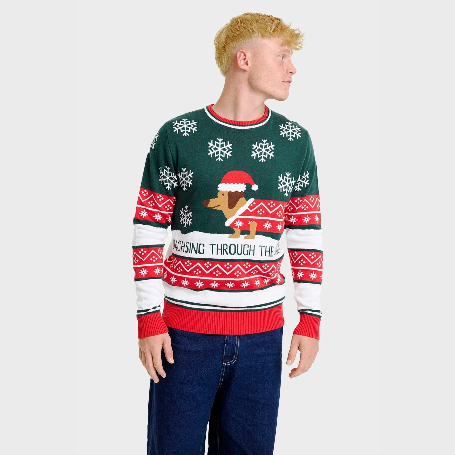 Dashing Around Christmas Sweater – Men