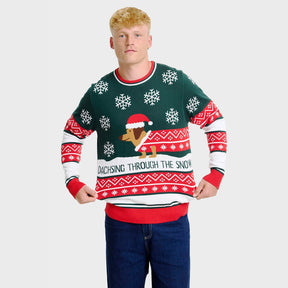 Dashing Around Christmas Sweater – Men