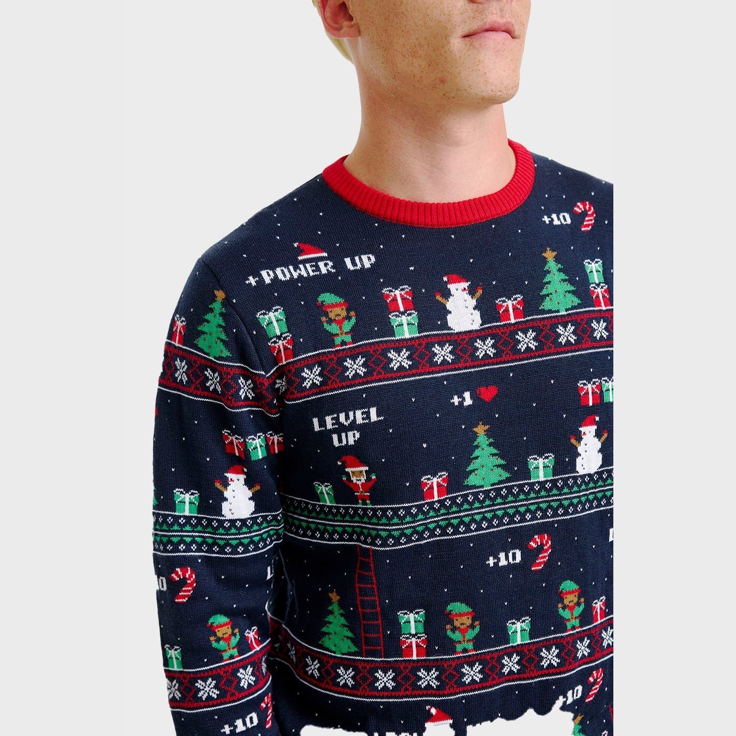 Vintage Gaming Christmas Sweater – Men