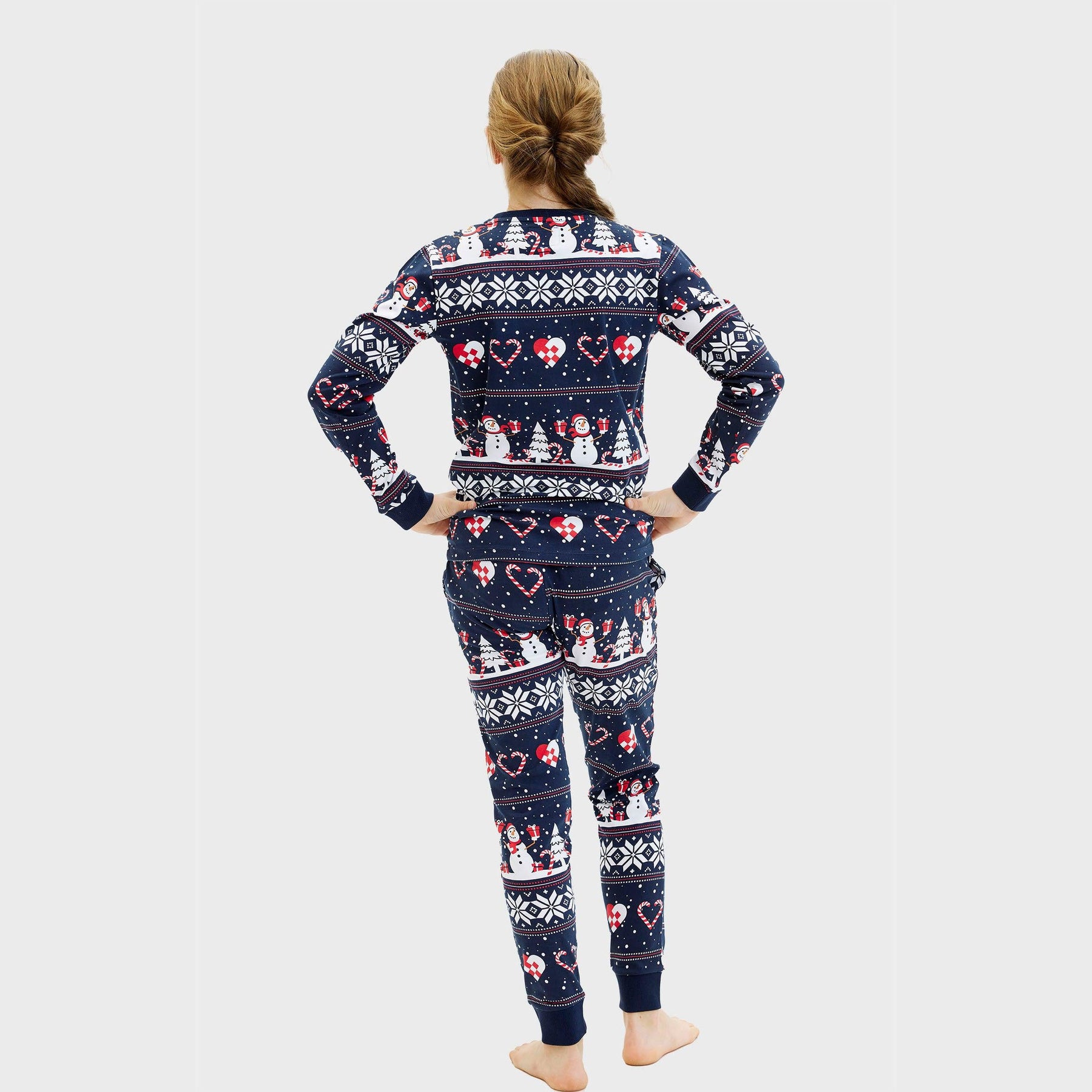 Christmas Heart Christmas Pajamas - Kids