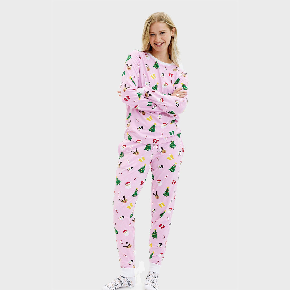 The Pinkish Christmas Pajama - Women