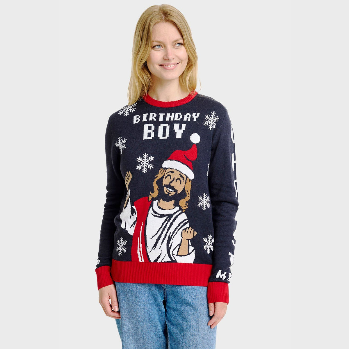 The Birthday Boy Christmas Sweater – Women