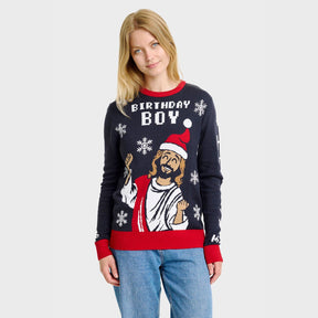 The Birthday Boy Christmas Sweater – Women