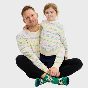 The Easter Lily Easter Sweater – Men