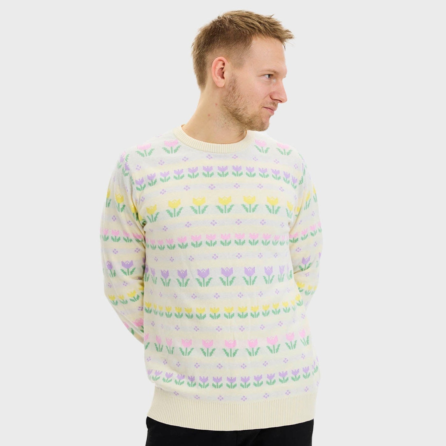 The Easter Lily Easter Sweater – Men