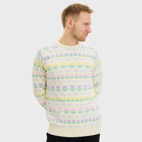 The Easter Lily Easter Sweater – Men
