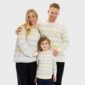 The Easter Lily Easter Sweater – Women