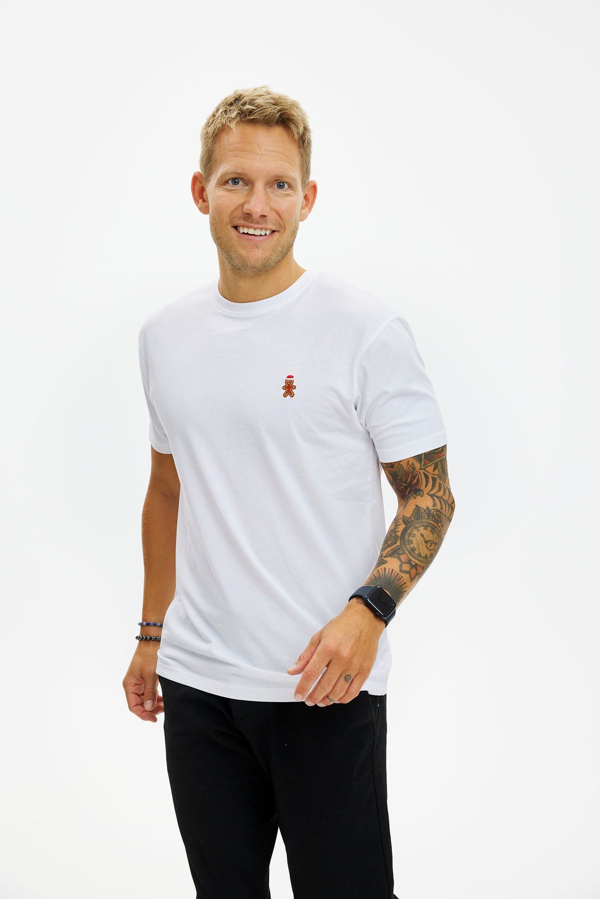 The Christmas cookie T-shirt white - Herre