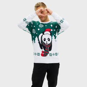 Panda Christmas Sweater – Men