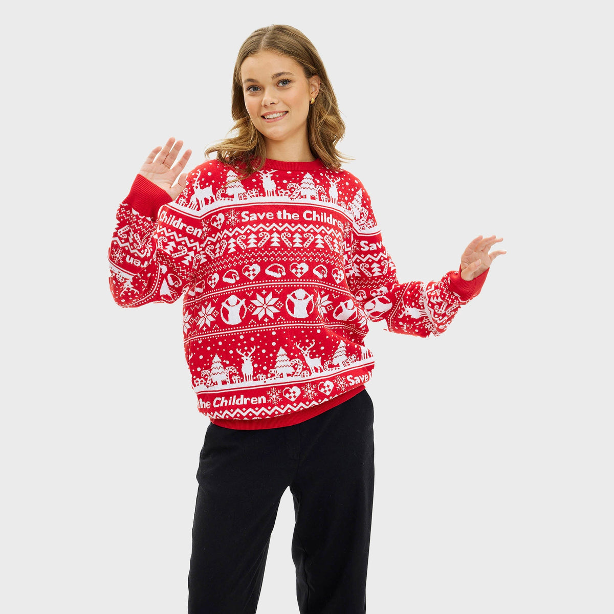 Save the Children Christmas Sweater – Women