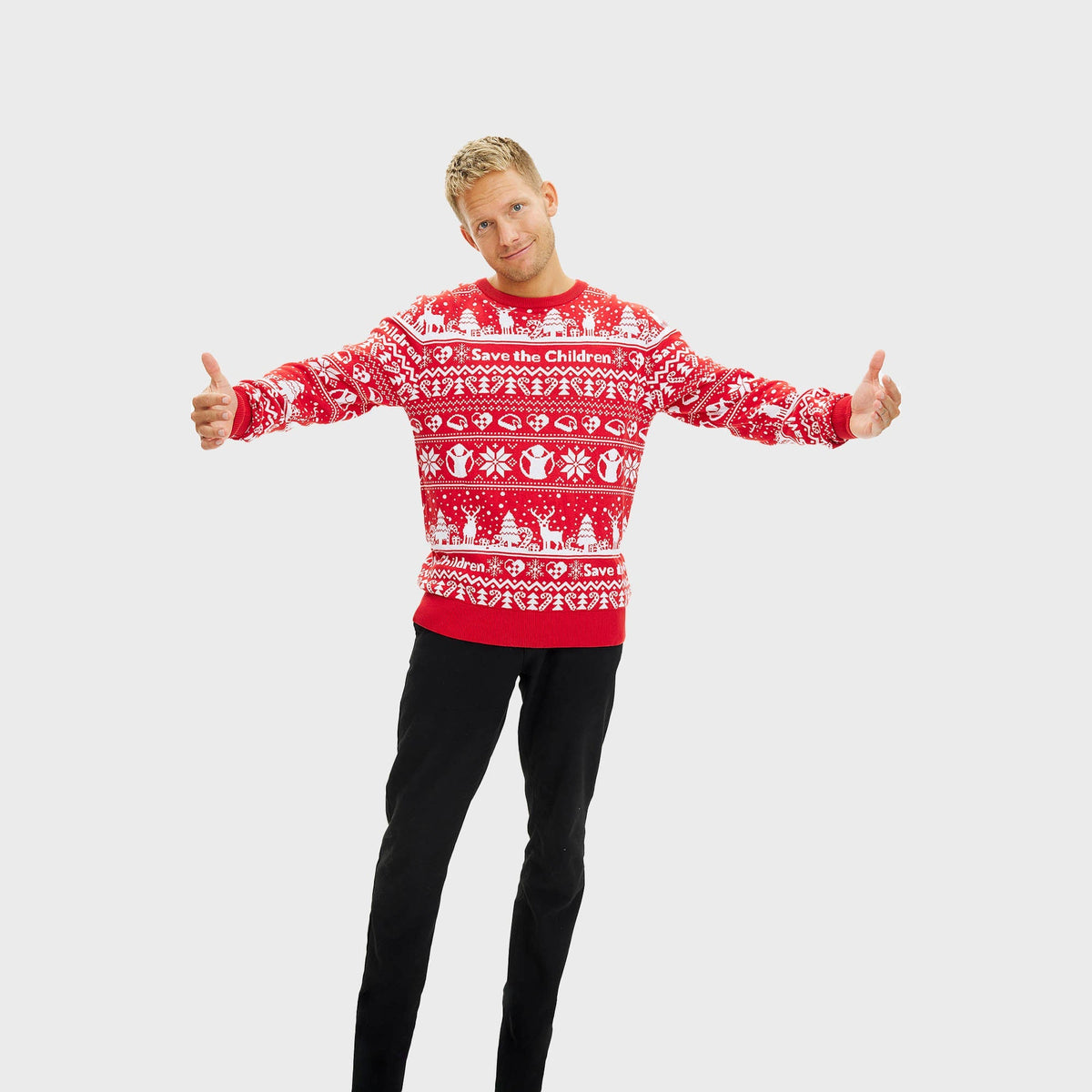 Save the Children Christmas Sweater – Men