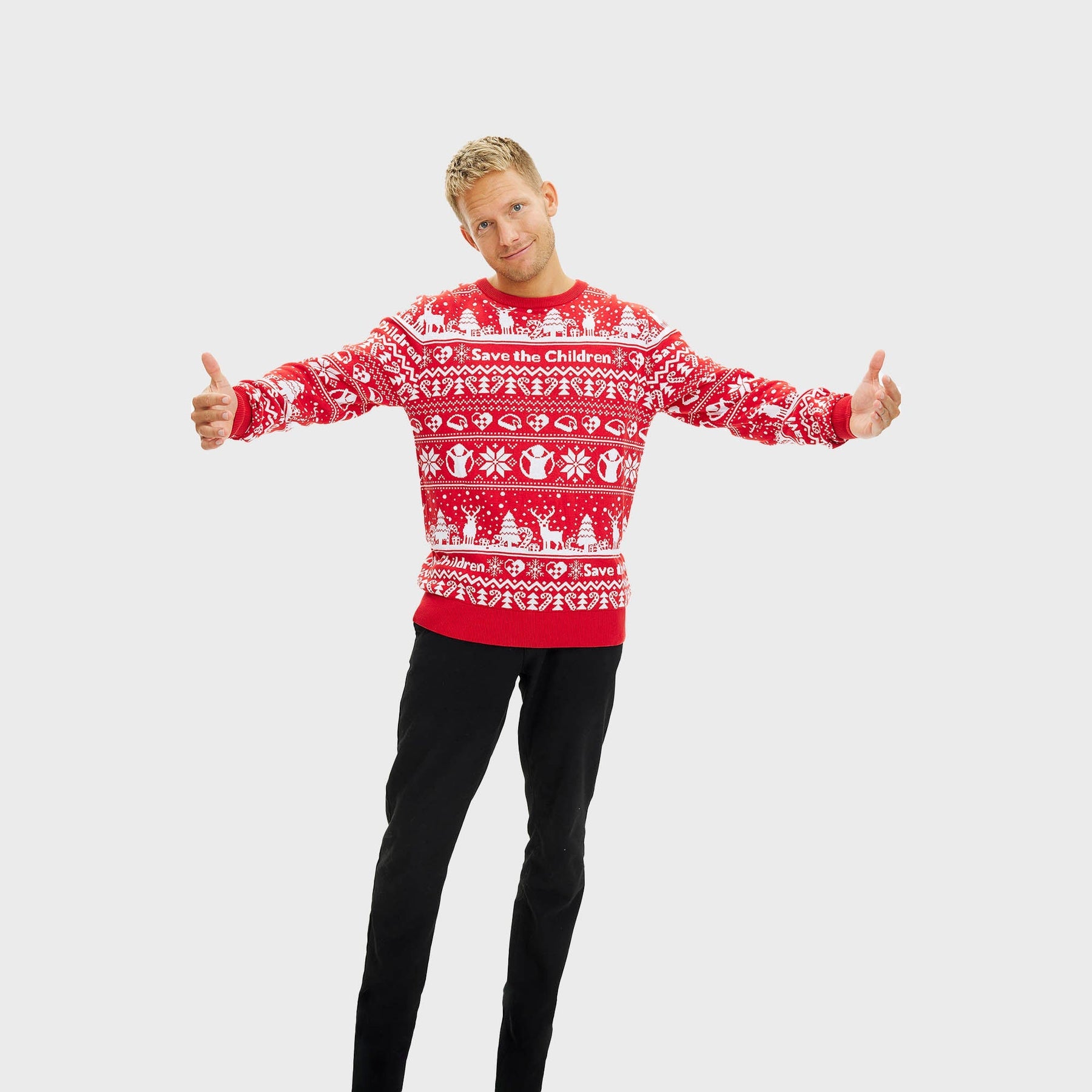 Save the Children Christmas Sweater – Men