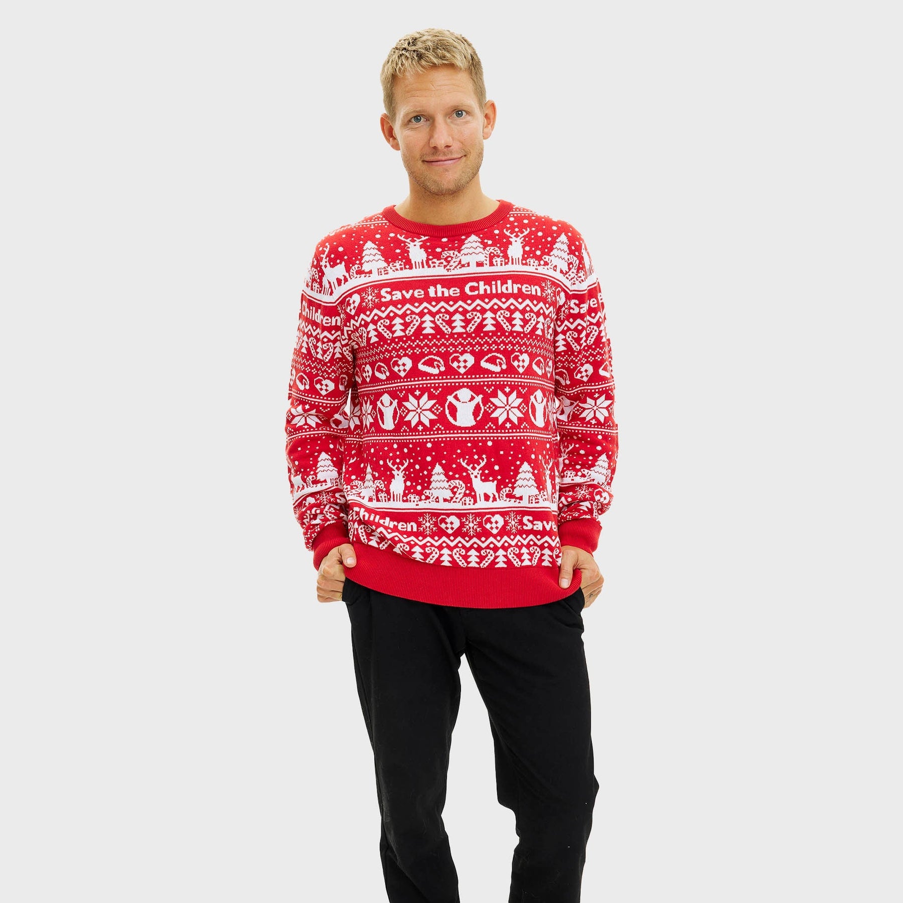 Save the Children Christmas Sweater – Men