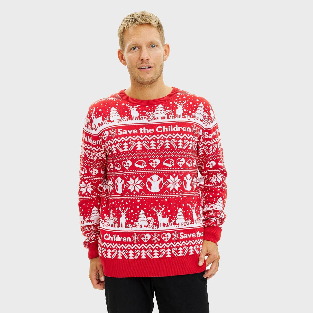 Save the Children Christmas Sweater – Men
