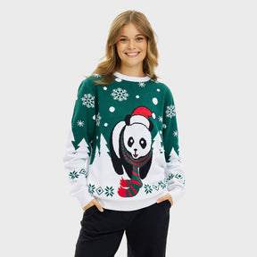 Panda Christmas Sweater – Women
