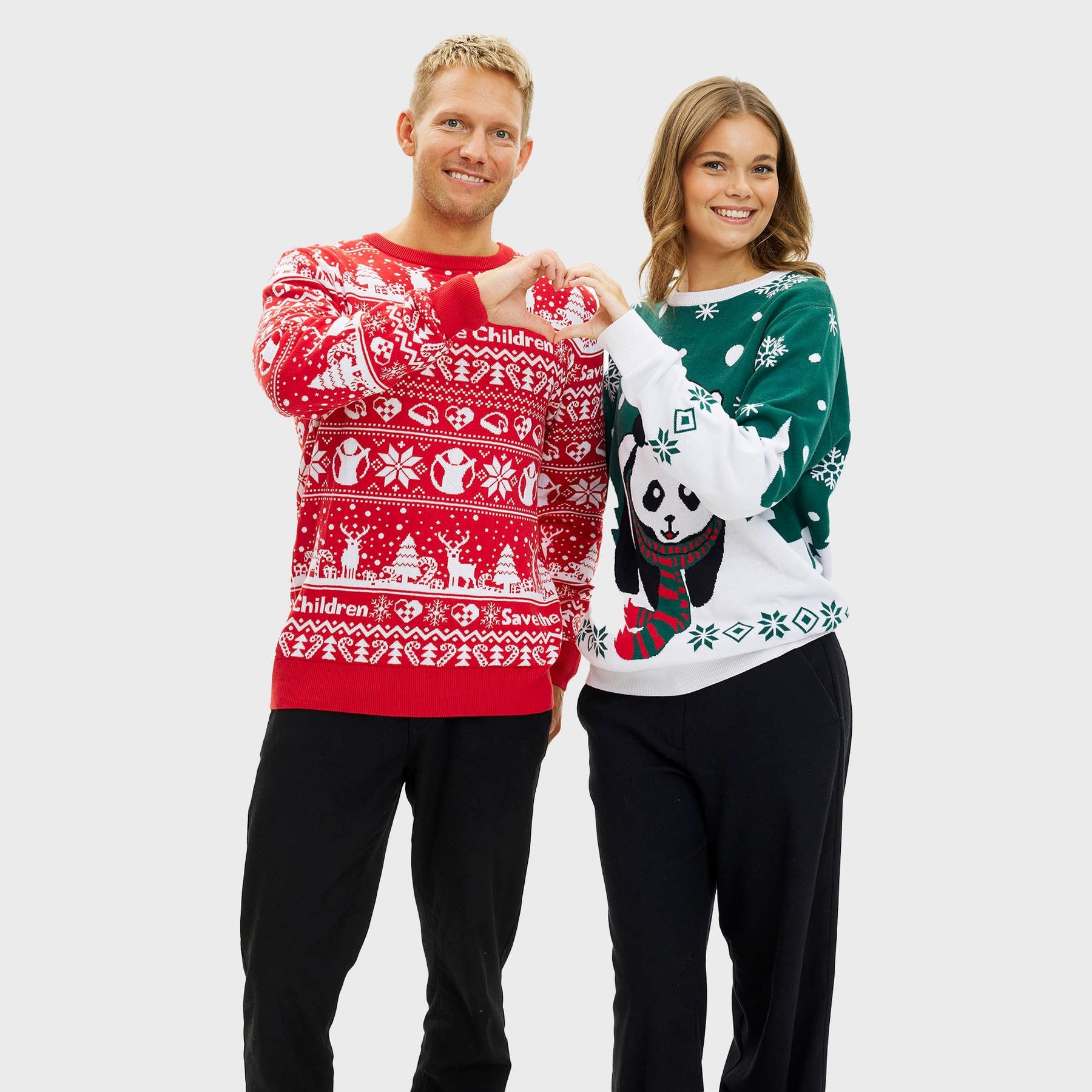 Panda Christmas Sweater – Women