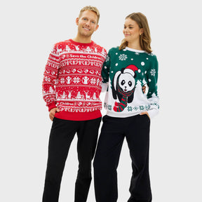 Panda Christmas Sweater – Women