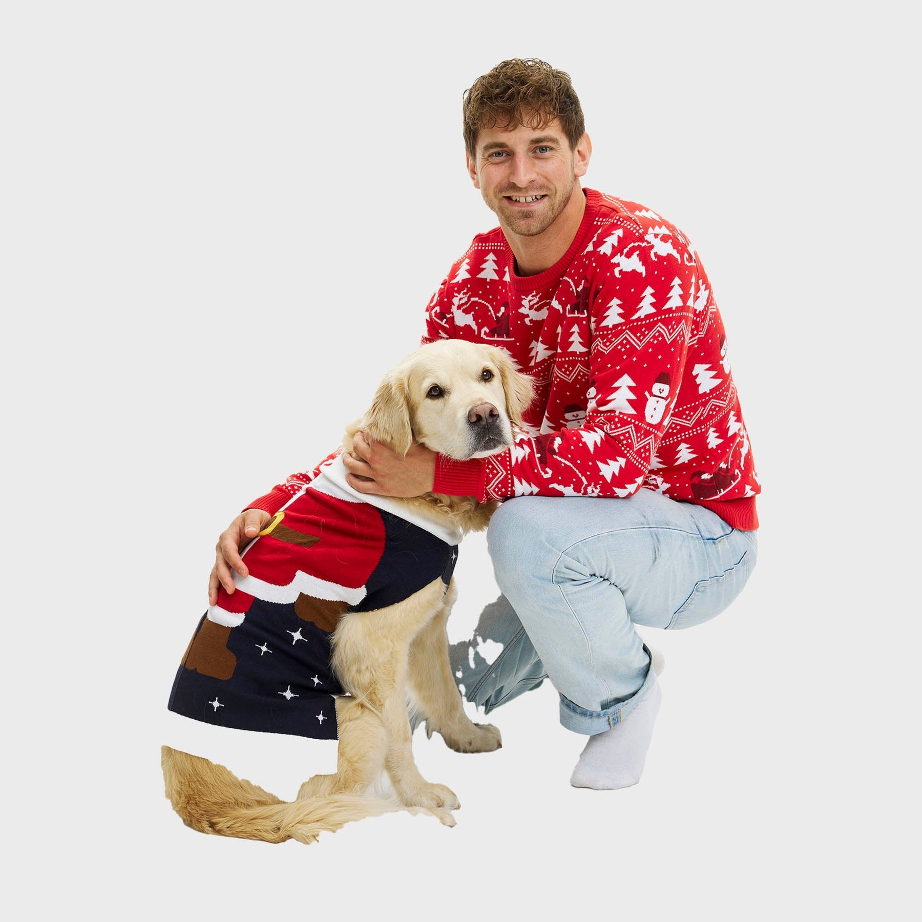 Santa’s Little Helper Christmas Sweater for Dogs