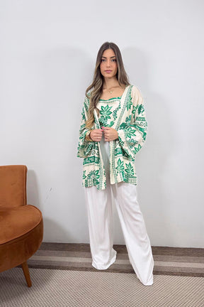 Conjunto Naturais KIMONO & BLUSA