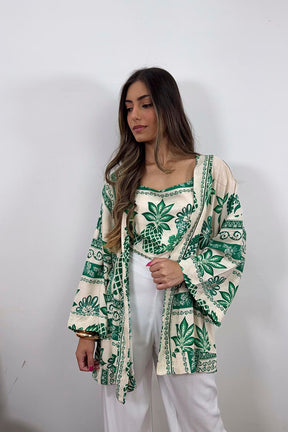 Conjunto Naturais KIMONO & BLUSA