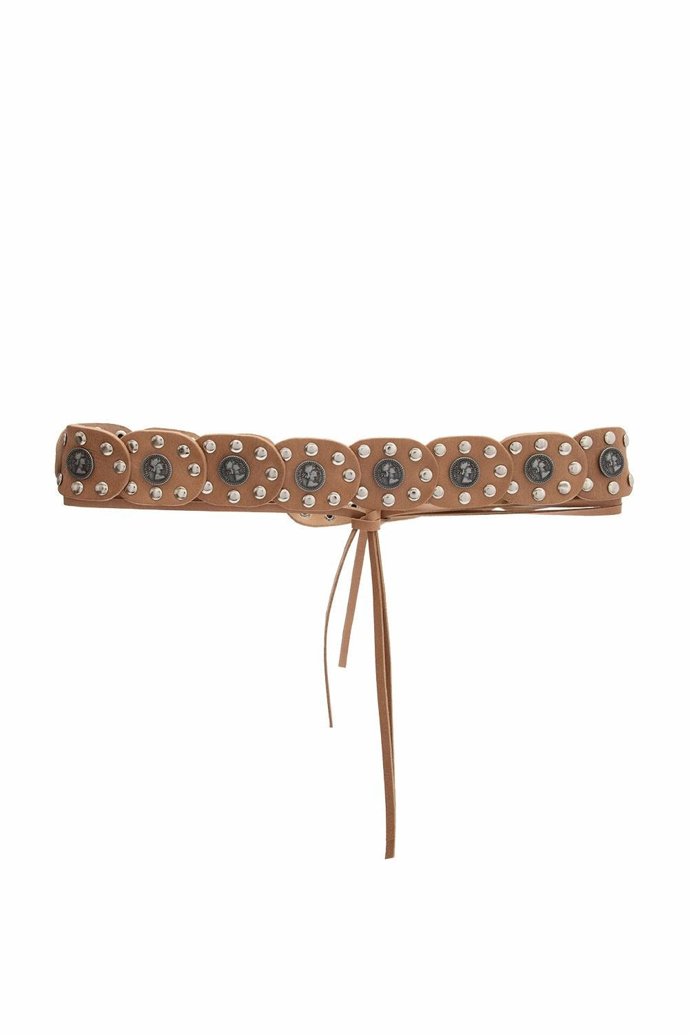 Cinto Boho Moedas Caramelo [AJUSTAVEL DO P AO G2]