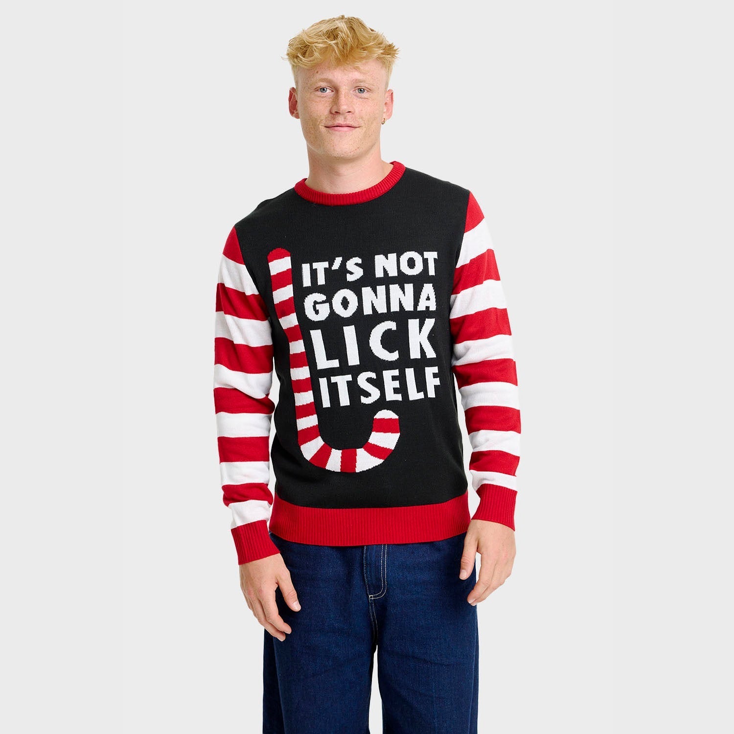 Candy Cane Christmas Sweater - Men