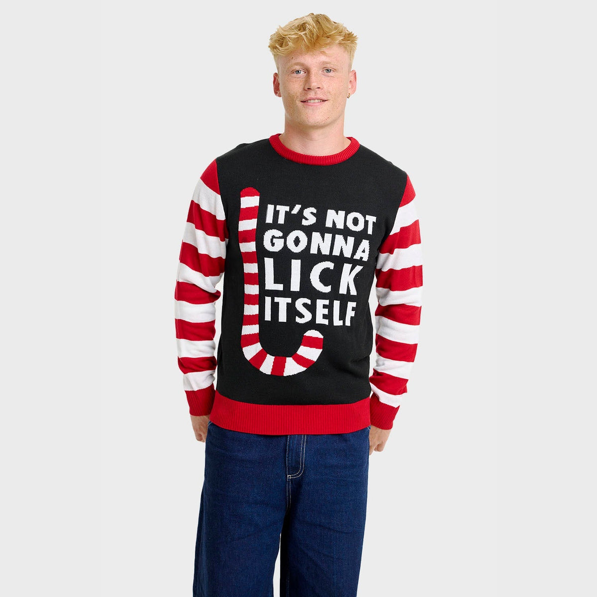 Candy Cane Christmas Sweater - Men