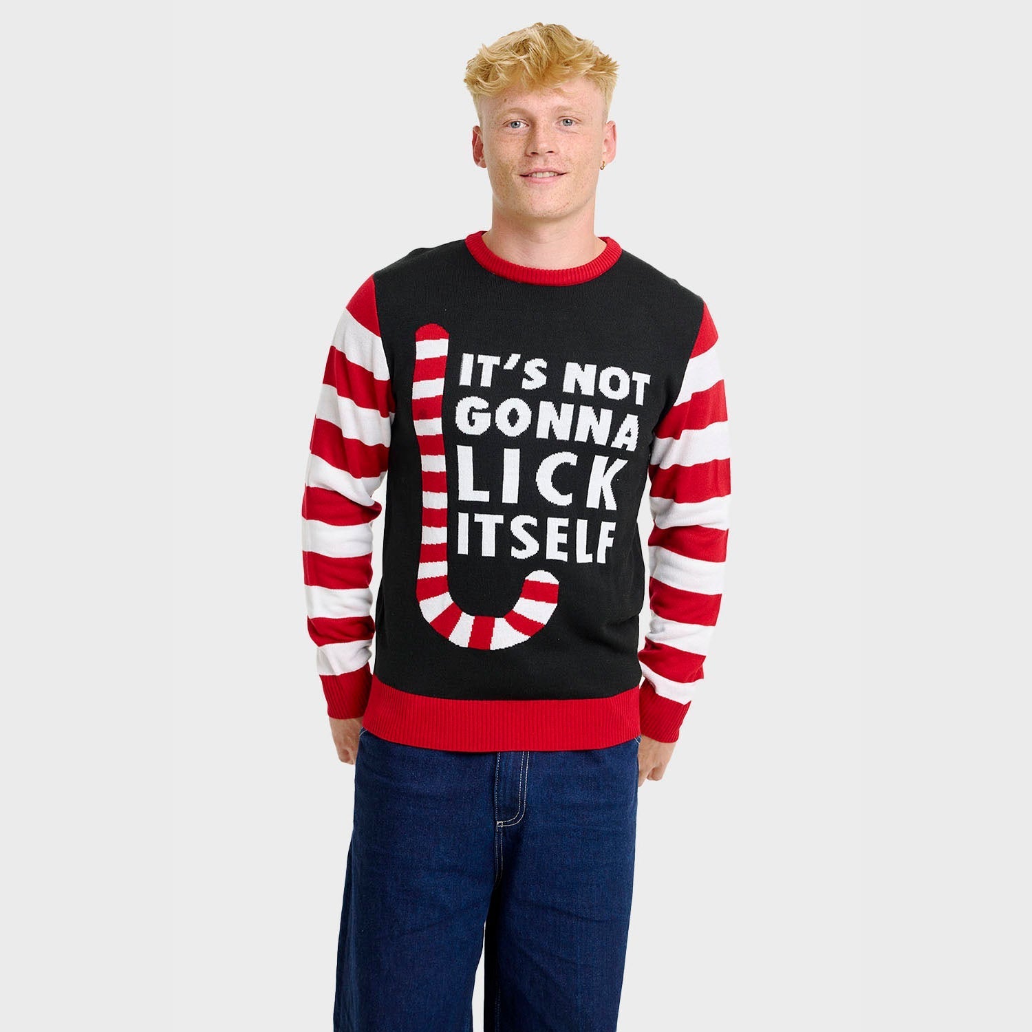 Candy Cane Christmas Sweater - Men