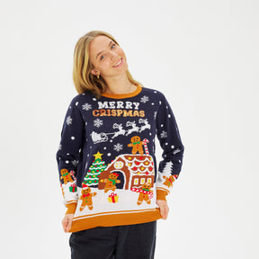 Merry Crispmas Christmas Sweater – Women