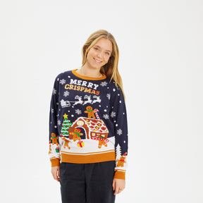 Merry Crispmas Christmas Sweater – Women