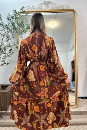 Vestido Ariana Manga Longa Linha GOLDN [EDIÇÃO LIMITADA]