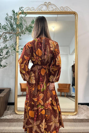 Vestido Ariana Manga Longa Linha GOLDN [EDIÇÃO LIMITADA]