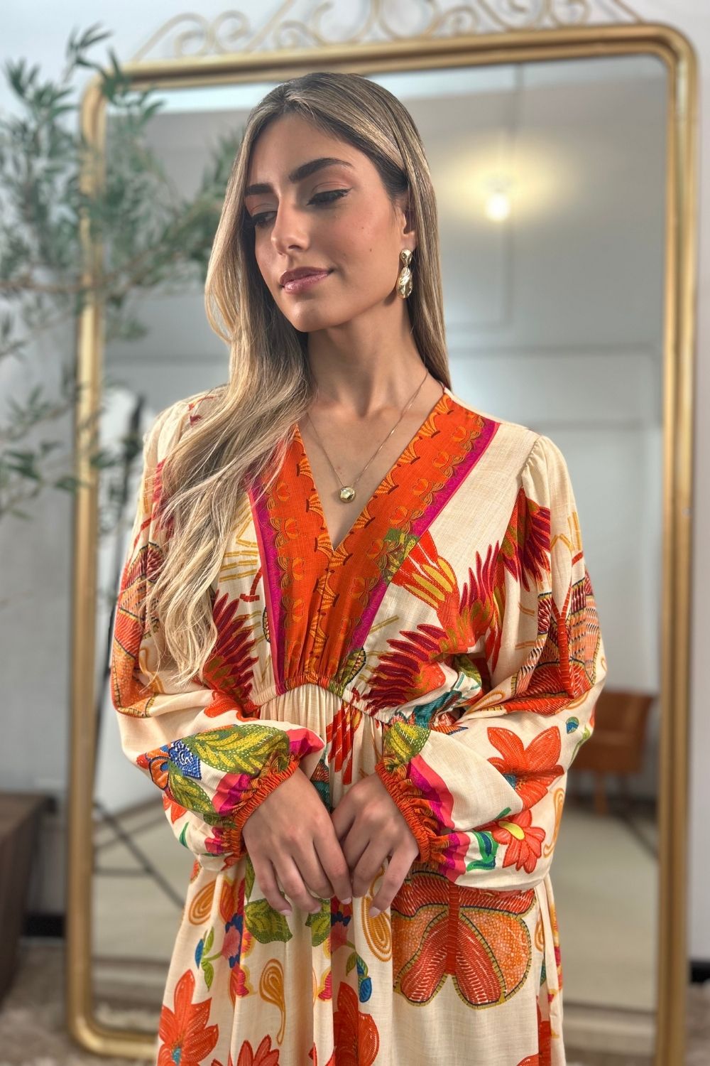 Vestido Andreia Manga Longa