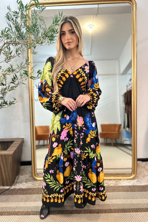 Vestido Carla Manga Longa [EXCLUSIVO]