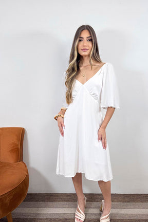 Vestido Carla Branco