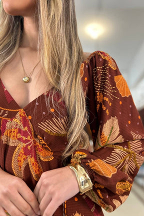 Vestido Carla Manga Longa Linha GOLDN [EDIÇÃO LIMITADA]