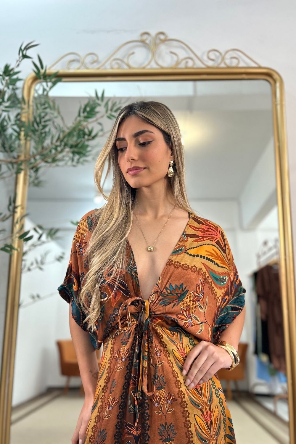 Vestido Luany Linha GOLDN
